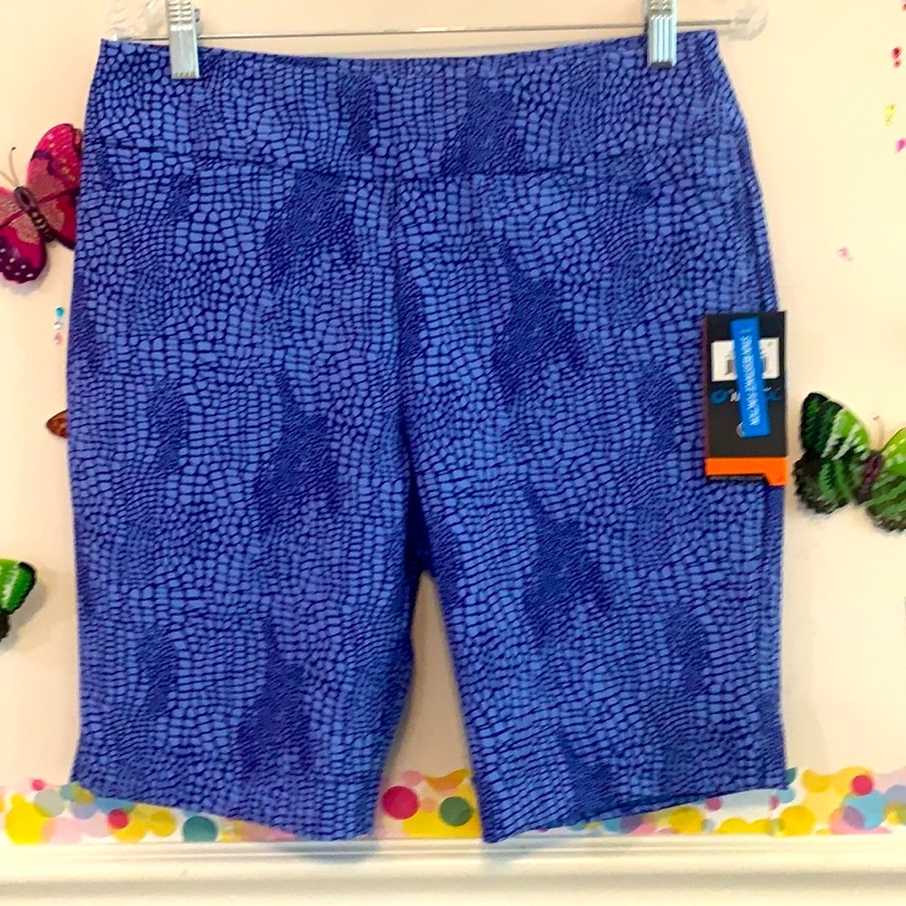 🦋IBKUL🦋Stain resistant❤️UPF 50+ great Golf shorts🌸Snake print Firm Price❣️❣️